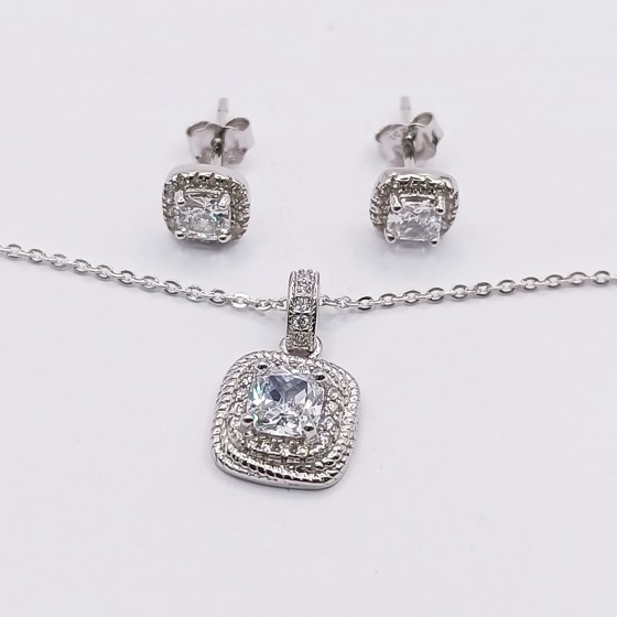 Conjunto Plata CON346